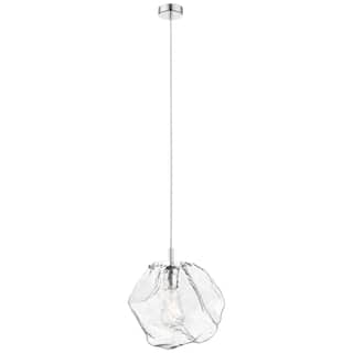 Access Lighting Boulder - Pendant - Matte Chrome Finish - Clear Glass