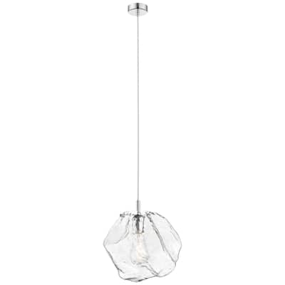 Boulder 1-light Chrome Pendant