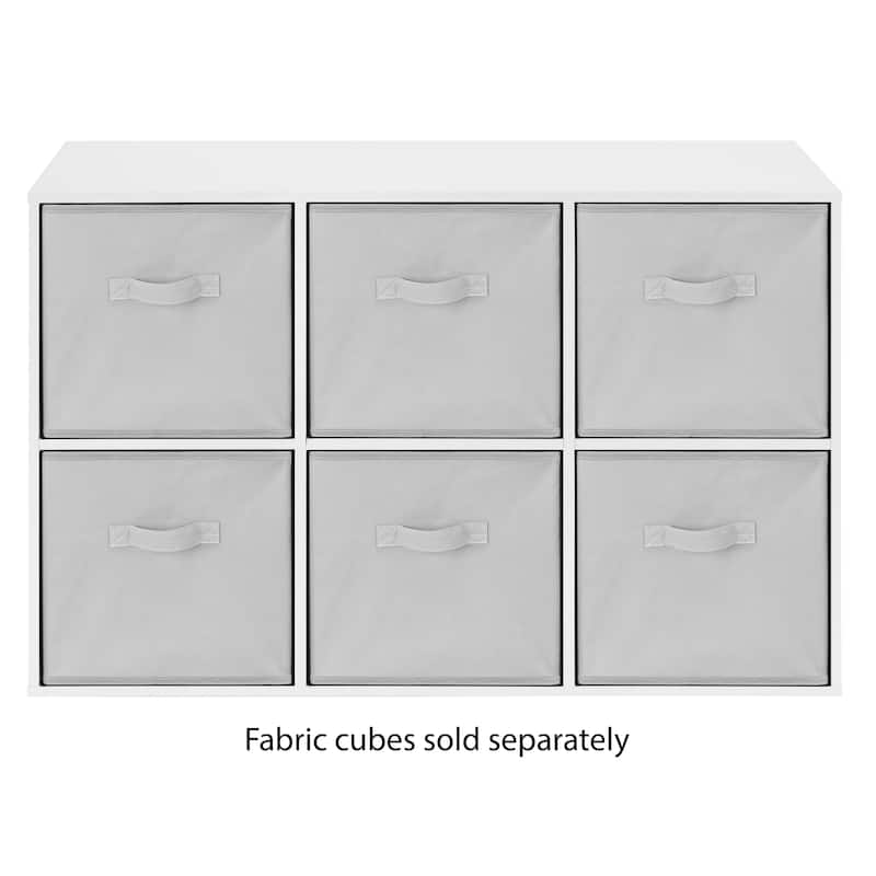 6-Section Cube Organizer-White
