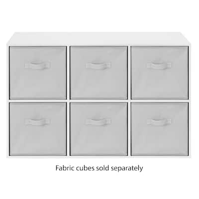 6-Section Cube Organizer-White