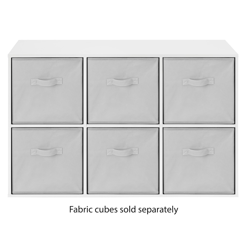 6-Section Cube Organizer-White