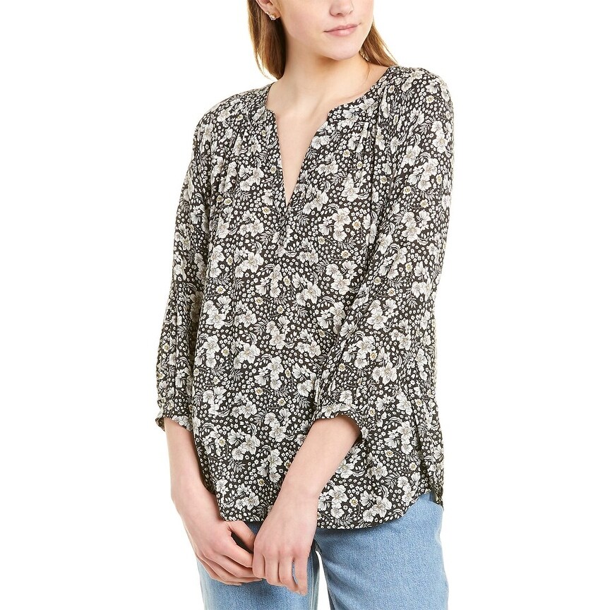 chelsea and theodore embroidered peasant blouse