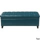 preview thumbnail 33 of 43, Hastings Tufted Faux Leather Storage Ottoman by Christopher Knight Home