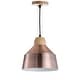 preview thumbnail 4 of 3, SAFAVIEH Lighting Dajana Adjustable 1-light LED Copper Pendant - 10.25"x10.25"x11.3-83.3"