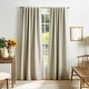 preview thumbnail 23 of 25, Martha Stewart Bedford Woven Plaid Blackout Curtain Panel Pair 84-inch - Linen