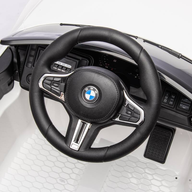 BMW M4 12v Kids ride on toy car 2.4G W/Parents Remote Control,Three speed adjustable,A handle with wheels and a pull