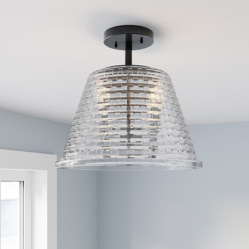 Saben 3-Light Semi-Flush Ceiling Mount