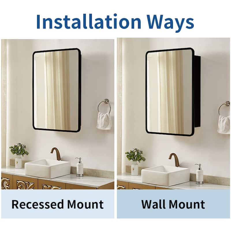 Classic Metal Bathroom Medicine Cabinet