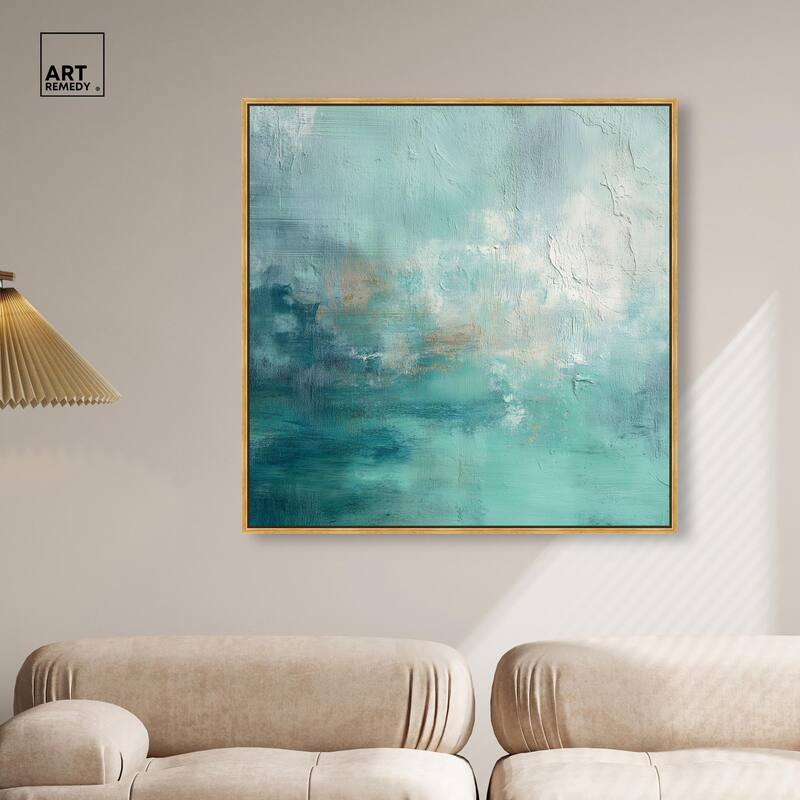 Green Blue I Canvas by Art Remedy