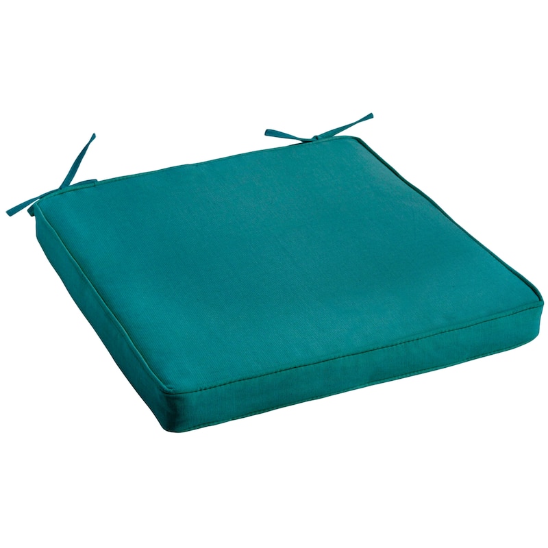 Lehigh Sunbrella Chair Cushion, Set of 2 - 19 in w x 16 in d - Peacock Blue