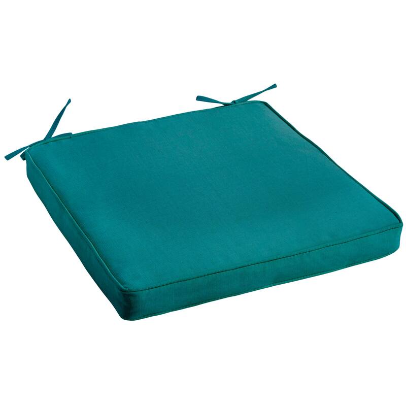 Lehigh Sunbrella Indoor/ Outdoor Chair Cushions, Set of 4 - 19 in w x 16 in d - 19 in w x 16 in d - spectrum peacock