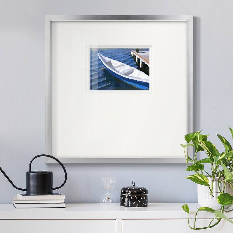 Colorful Rowboat IVPremium Framed Print