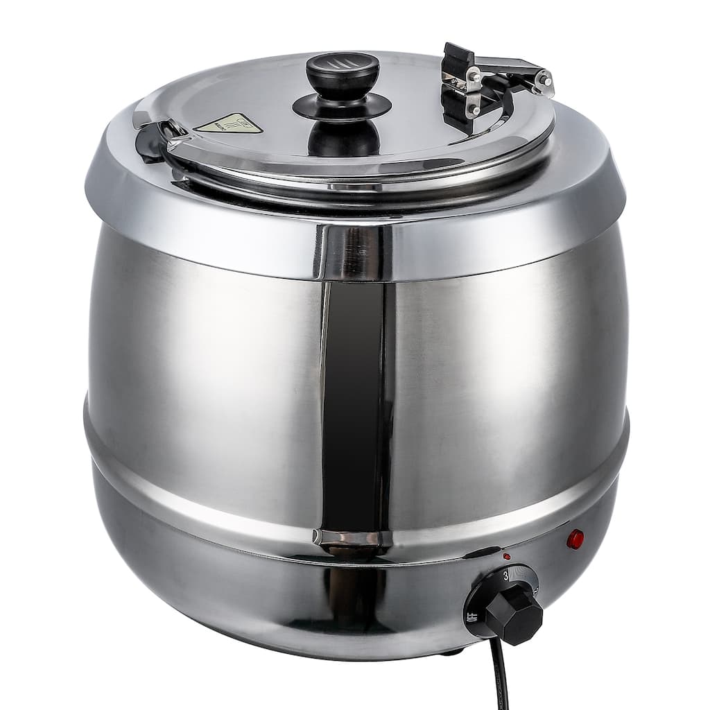 10.5QT Commercial Soup Kettle Warmer in Stainless Steel - 10.5 Quart