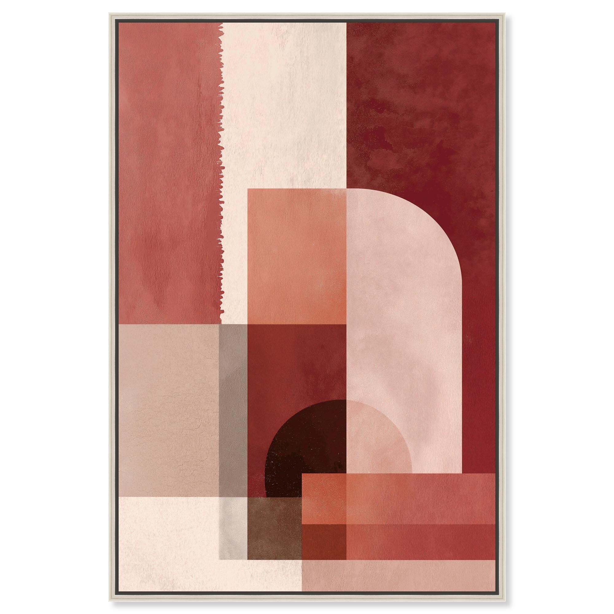 Urban Dusk I Boho Living Room Art Framed Canvas Print by Art Remedy