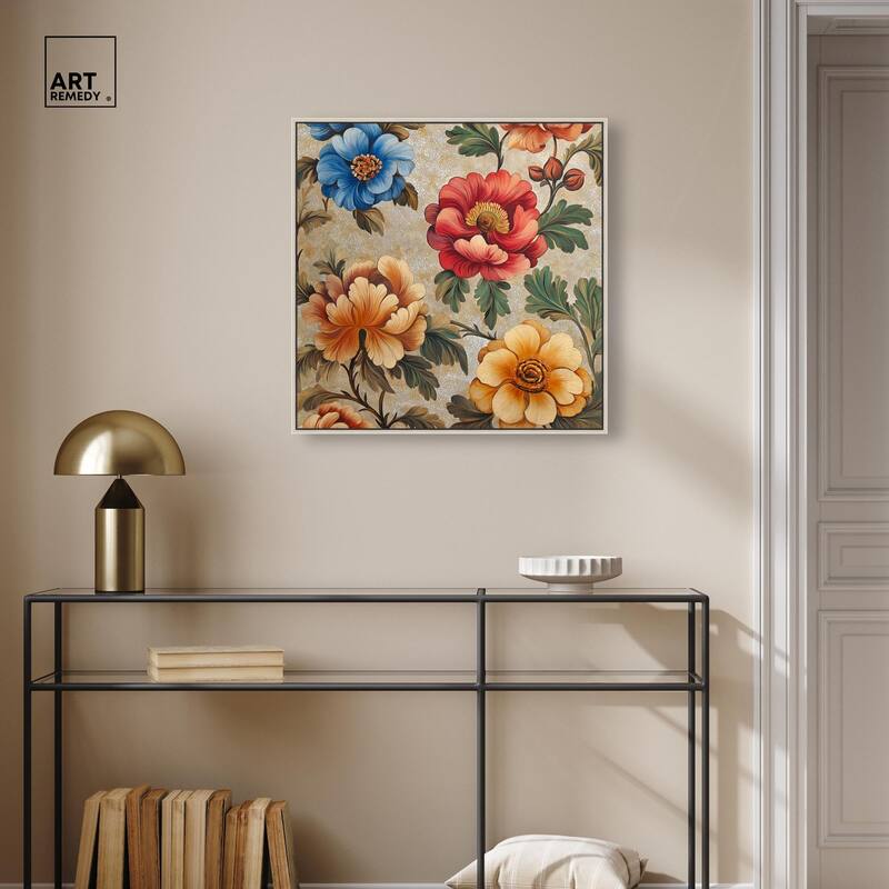 Golden Gardenia I Canvas by Art Remedy