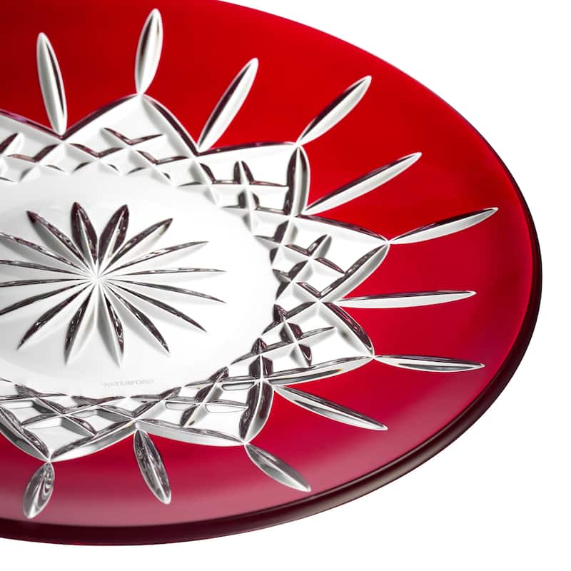 Waterford Lismore Red Decorative Plate 12in