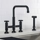 preview thumbnail 14 of 165, Kraus Urbix Industrial Solid Brass Kitchen Faucet