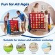 preview thumbnail 34 of 45, Costway Jumbo 4-to-Score 4 in A Row Board Game Set Outdoor Indoor Kids