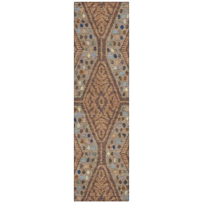 Machine Washable Indoor/ Outdoor Global Nipsey Chantille Rug