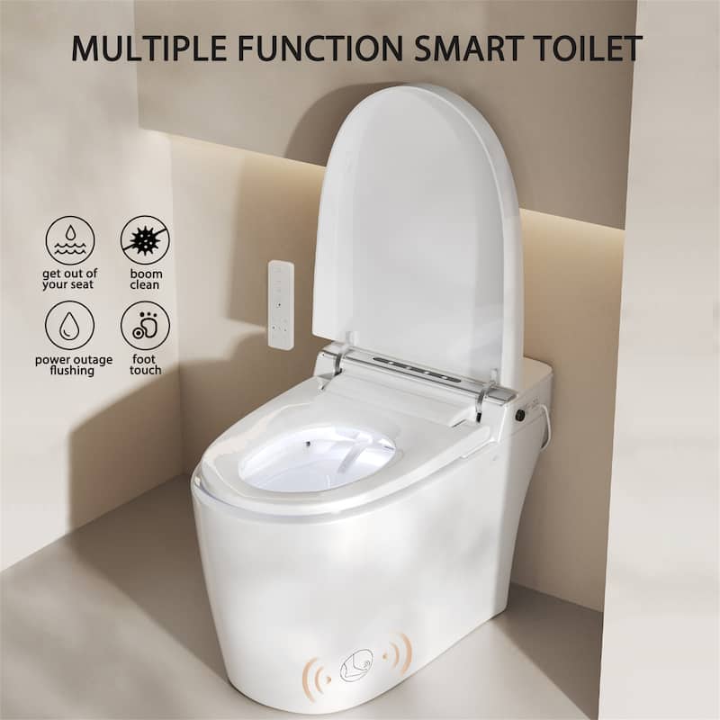 Smart Bidet Toilet with Remote Control
