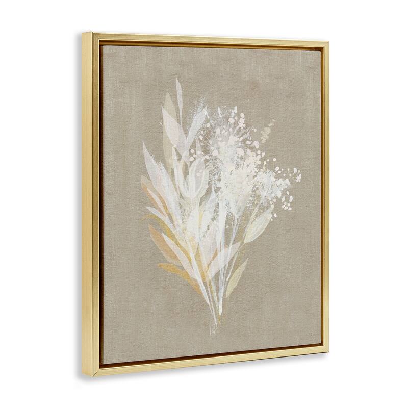 Stupell Natural Herb Impression Framed Floater Canvas Wall Art Design By Susan Jill