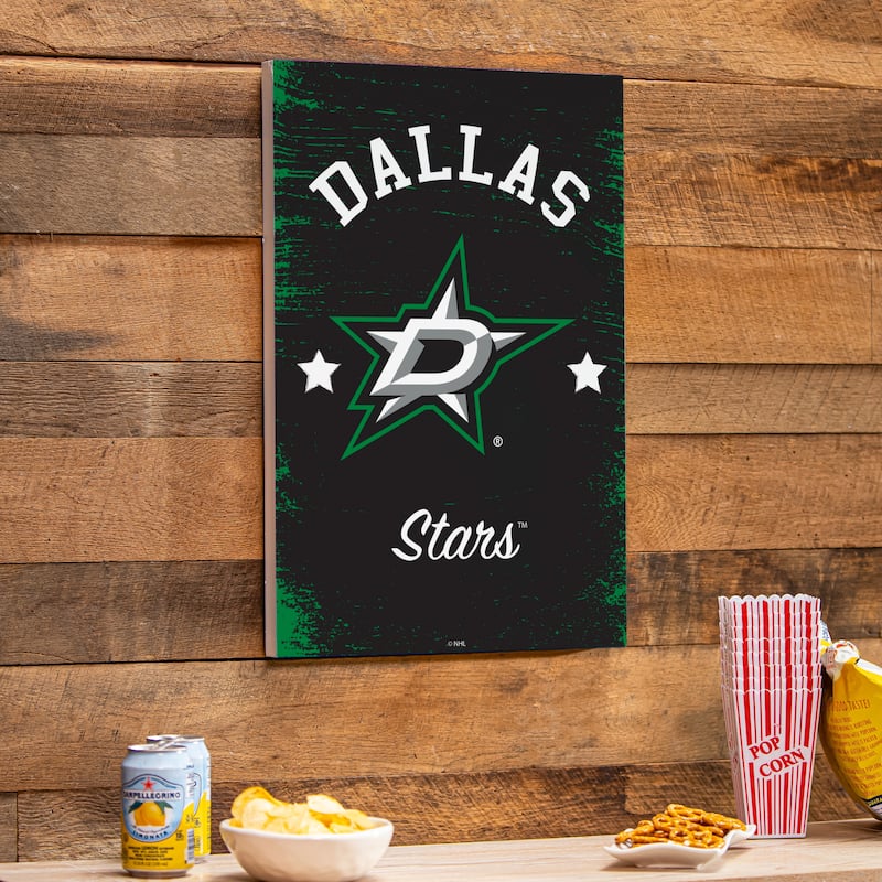 Dallas Stars Wooden Door Decor Wall Sign - Multi-Color - 16 x 24