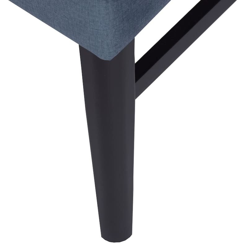 Contemporary Upholstered Dining Chairs, Set of 2