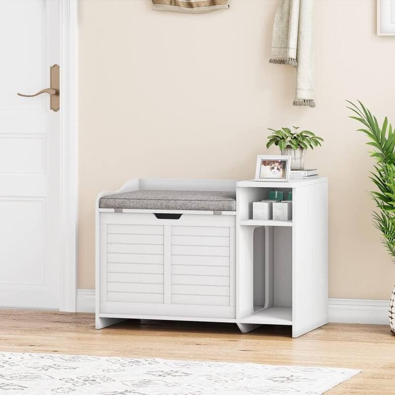 Cat Litter Box Enclosure Furniture, Cat Washroom Hidden Furniture