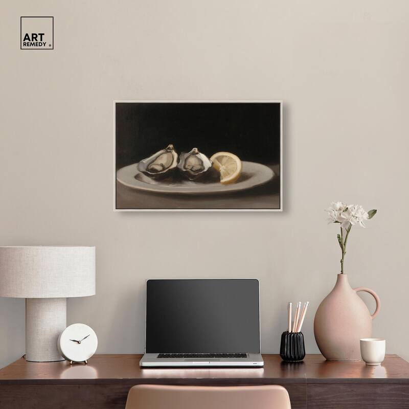 Manet's Oysters Canvas by Art Remedy