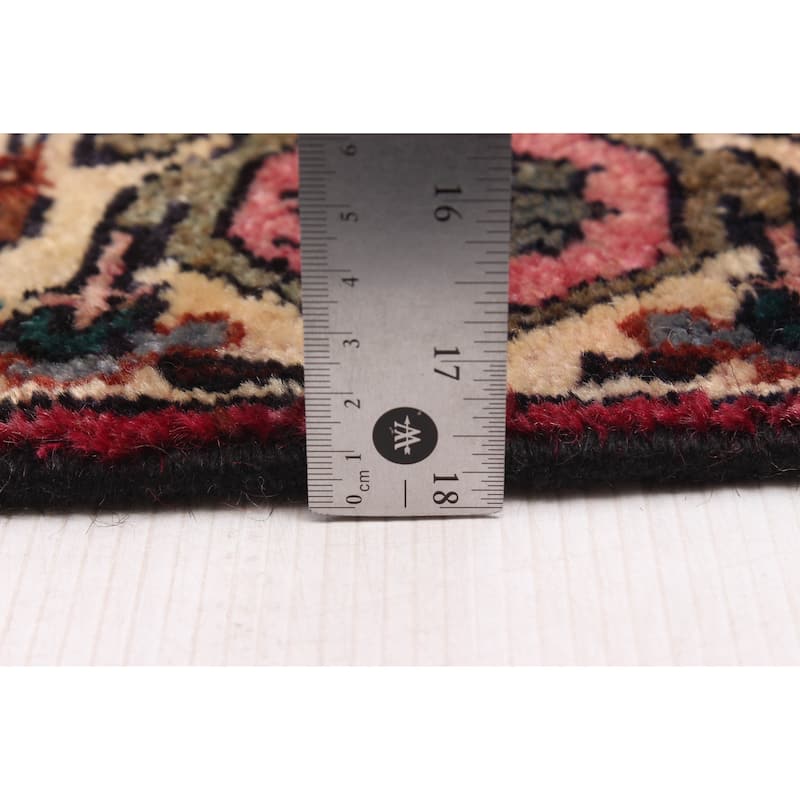 ECARPETGALLERY Hand-knotted Andelz Dark Navy Wool Rug - 3'9 x 9'6