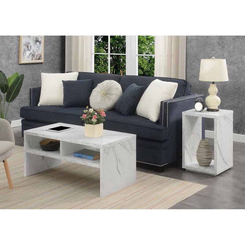 Convenience Concepts Northfield Admiral End Table with Shelf