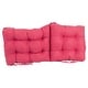 preview thumbnail 14 of 39, Multi-section Tufted Indoor Microsuede Seat/Back Chair Cushion (Multiple Sizes)