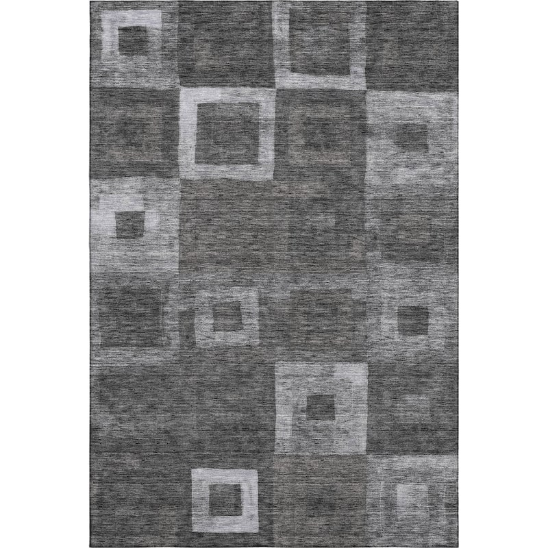 Premium Washable Super Soft Blocky Contemporary Mayfield Rug