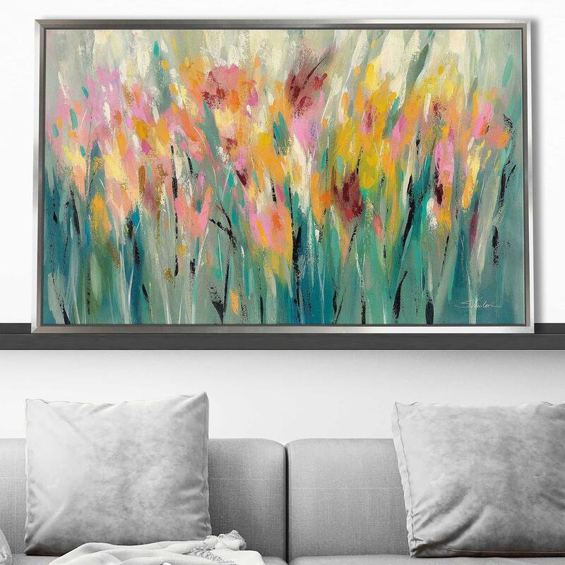 "Summer Garden Joy" Print on Floating Canvas
