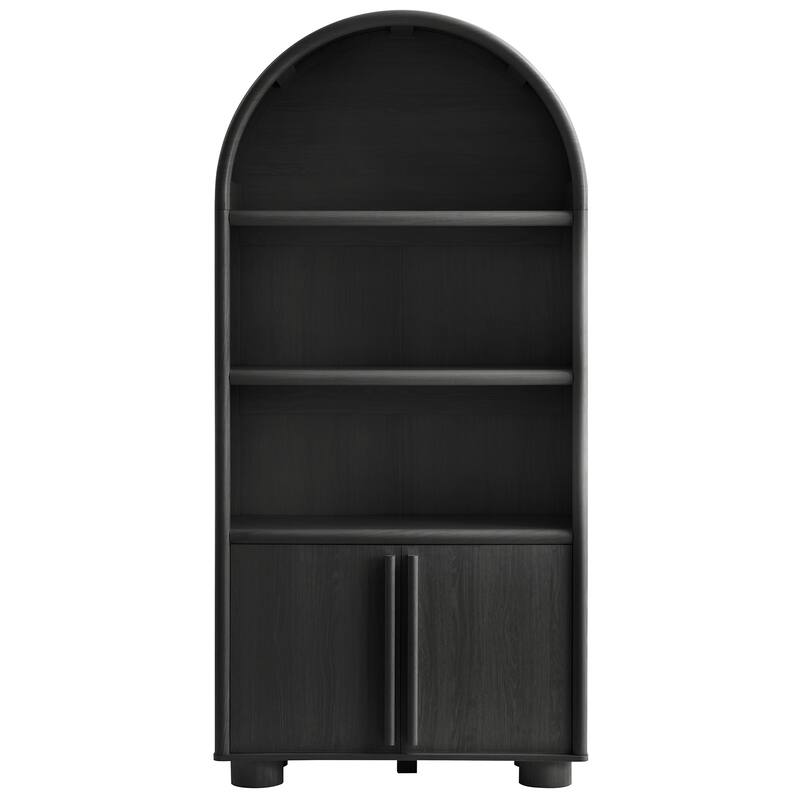 Bellamy Tall Arched Display Cabinet Bookcase