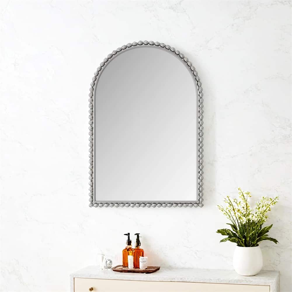 Iron Art Arch Vintage Vanity Mirror, Wall Hanging,Placed On The Table