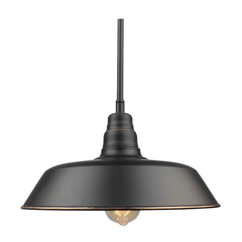 Gwen 1 Light Outdoor Pendant - Imperial Black