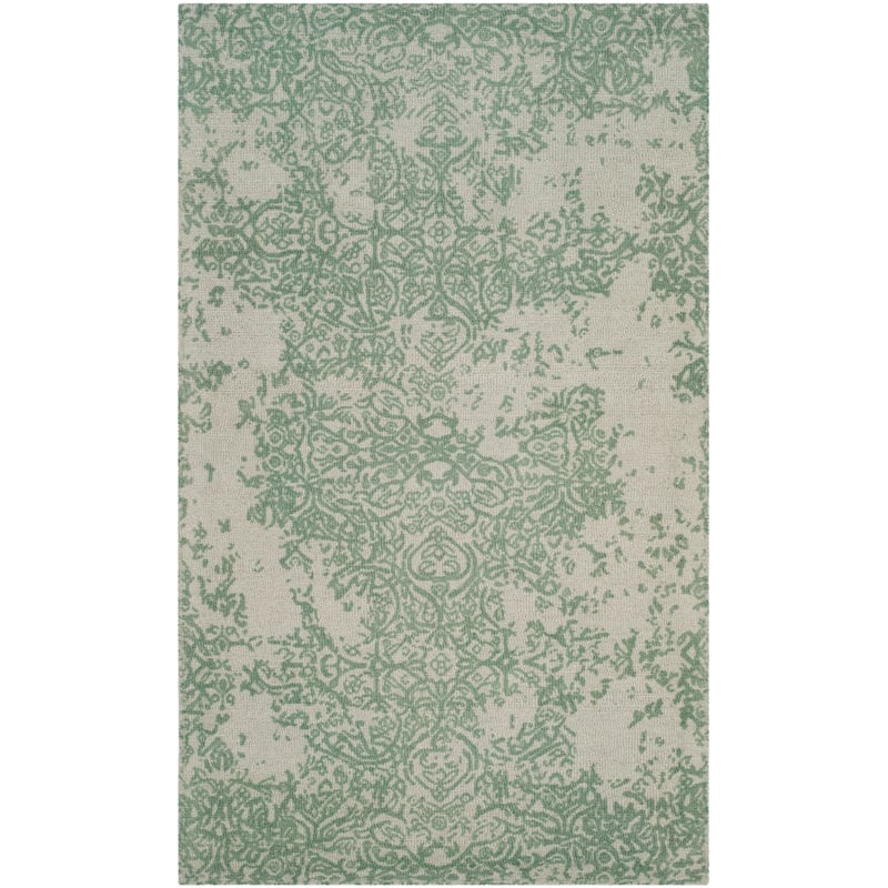 SAFAVIEH Handmade Restoration Vintage Distressed Boho Olegaria Oriental Wool