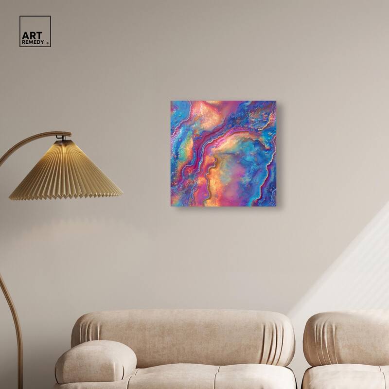 Glittering Spectrum II Canvas by Art Remedy, Gallery Wrapped