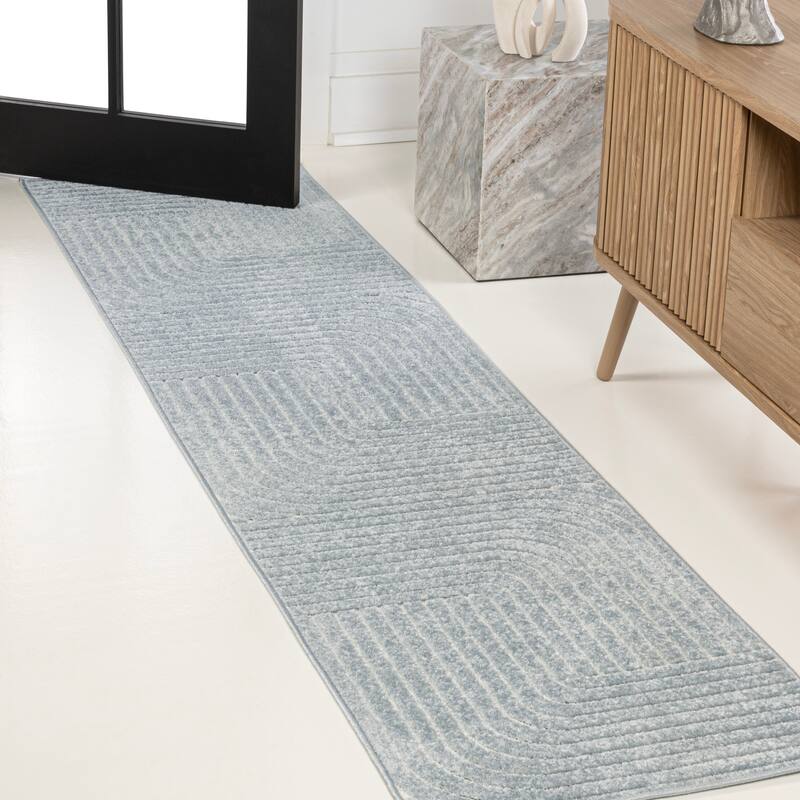 JONATHAN Y Aarhus Minimalist Angle Geometric Ivory/Cream Area Rug