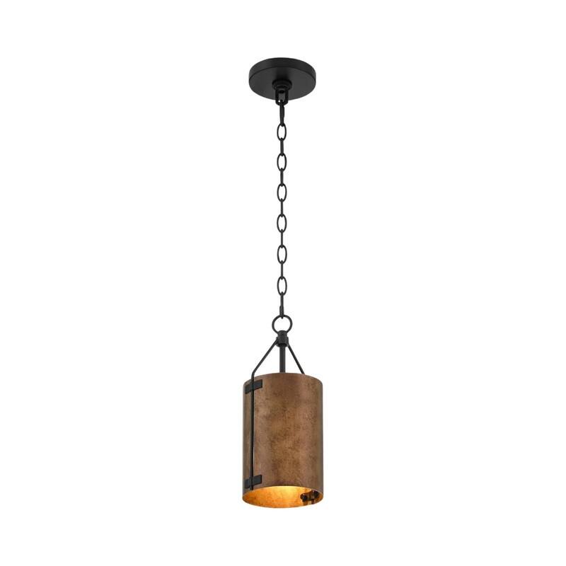 6” Light fixture brown light kitchen metal pendant light