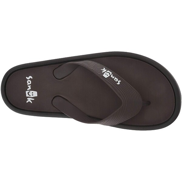 sanuk sidewalker flip flop