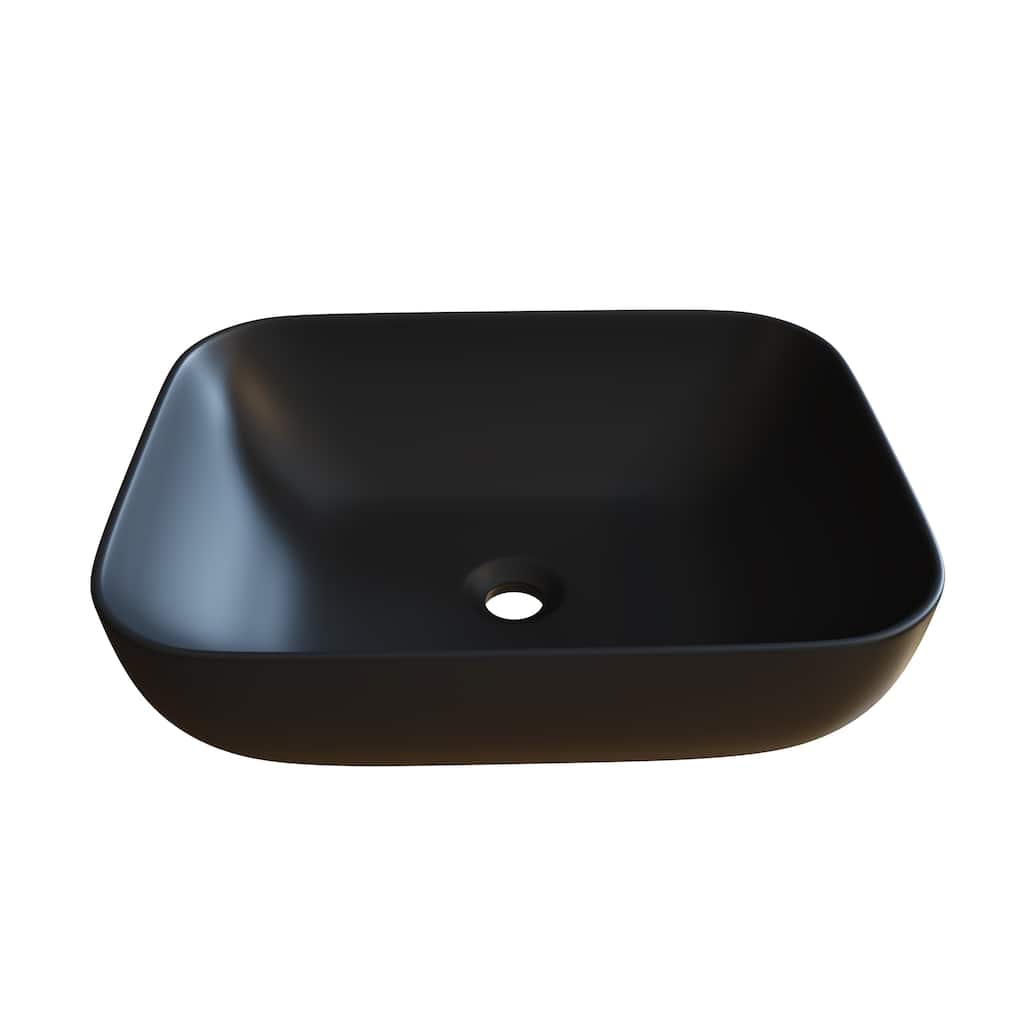 Imai Bench Mount Ceramic Rectangular Vessel Bathroom Sink
