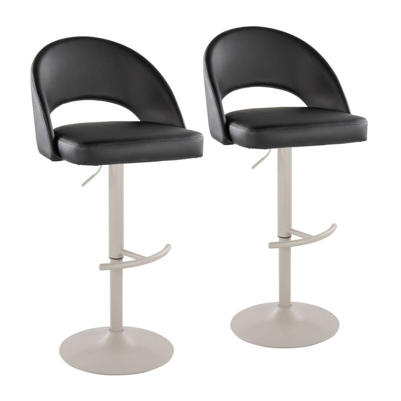 Renee Adjustable Barstool - Set of 2