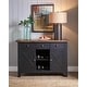preview thumbnail 5 of 8, Simply Solid Seldovia Trestle Dining Table with 4 Chairs & Server - 6pc Set