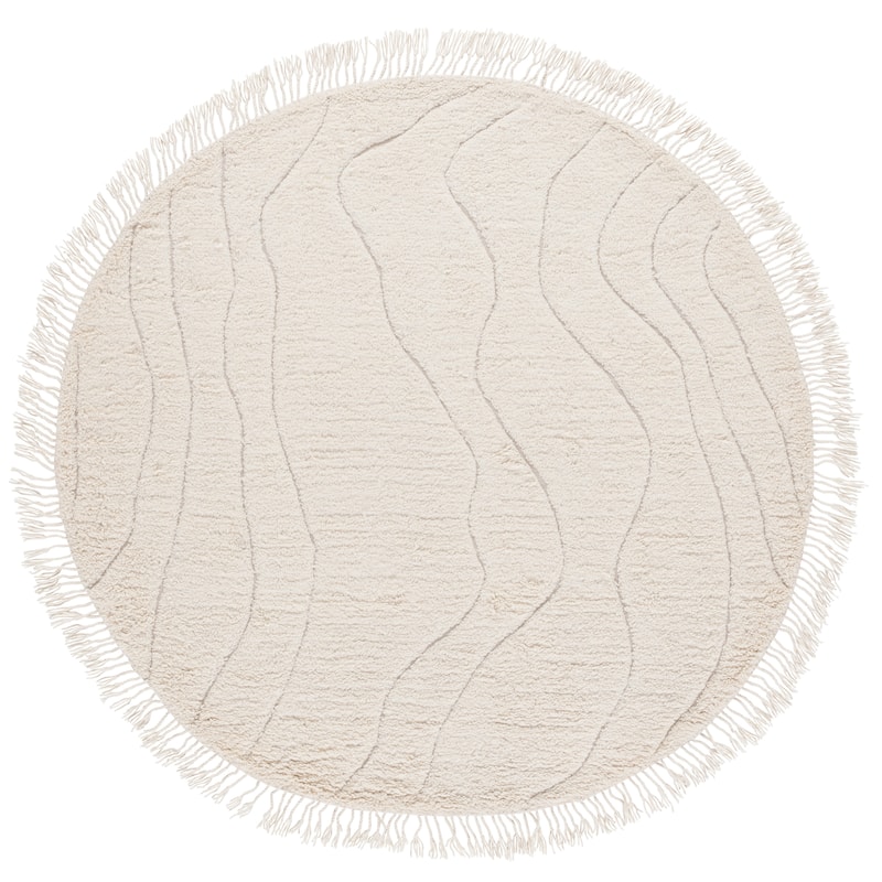SAFAVIEH Hand-Woven Vermont Krystal Transitional Wool Rug