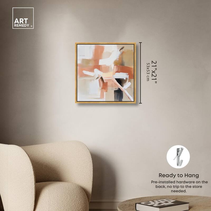 Rose and Rust II Canvas by Art Remedy