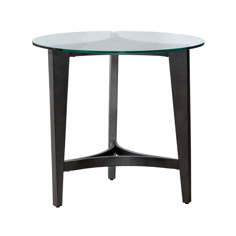 Liberty Furniture Capri Round Glass Cocktail Table, End Tables - Various Options