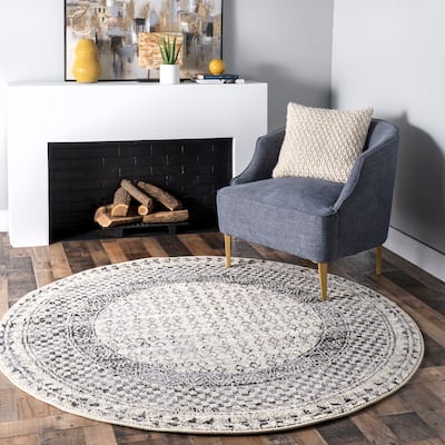Nuloom Elodie Distressed Diamonds Area Rug