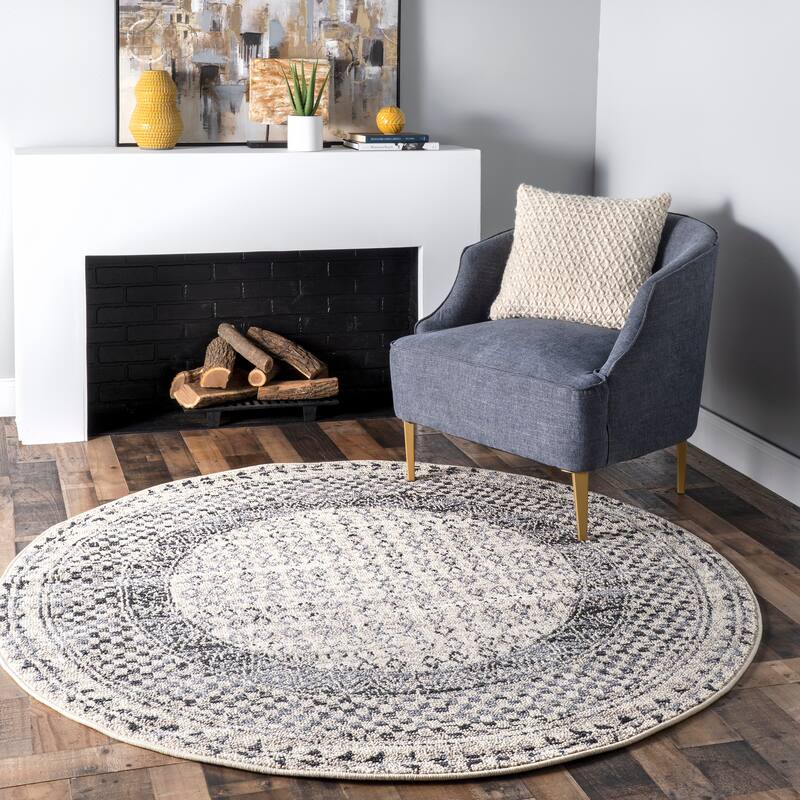 Nuloom Elodie Distressed Diamonds Area Rug